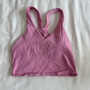ALO YOGA AIRBRUSH REAL BRA TANK TOP - SIZE L